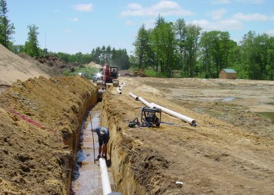 main line installation